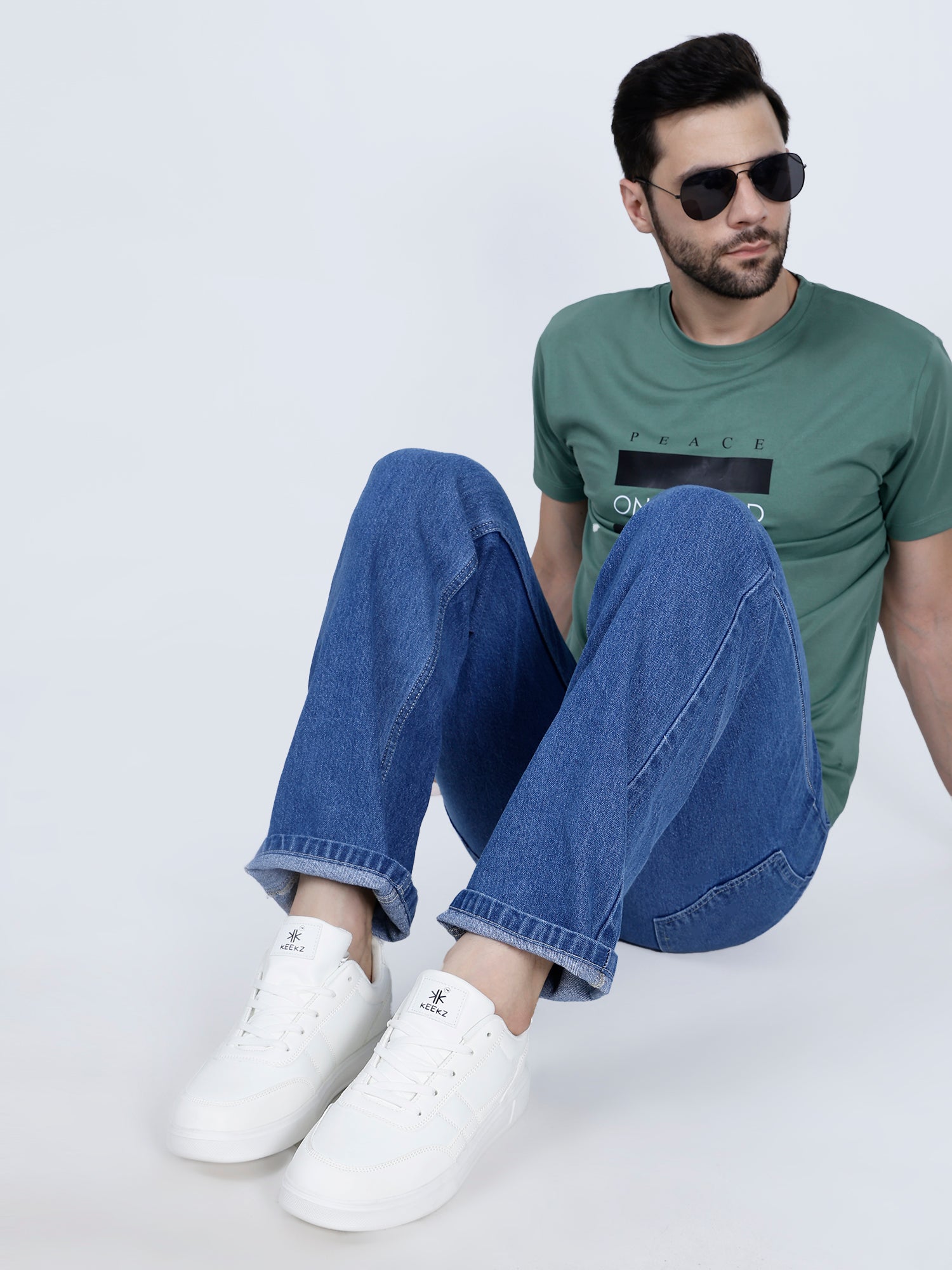 KEEKZ Men Striped Laced-Up Casual Sneakers: Classic Style