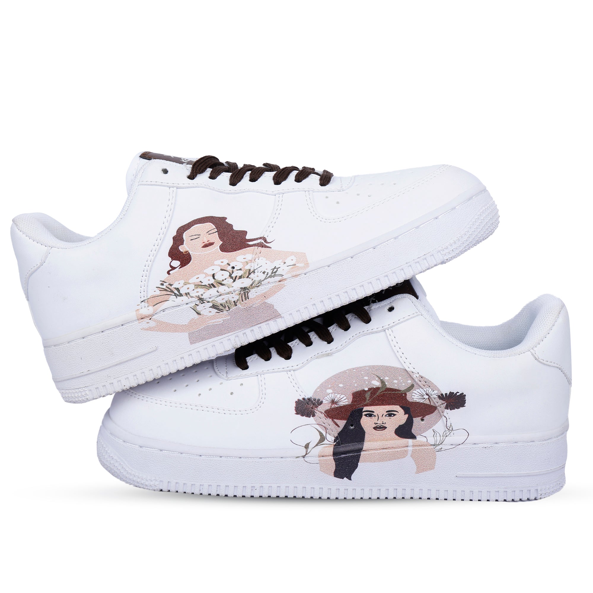 KEEKZ Women Printed Laced-Up Casual Sneakers