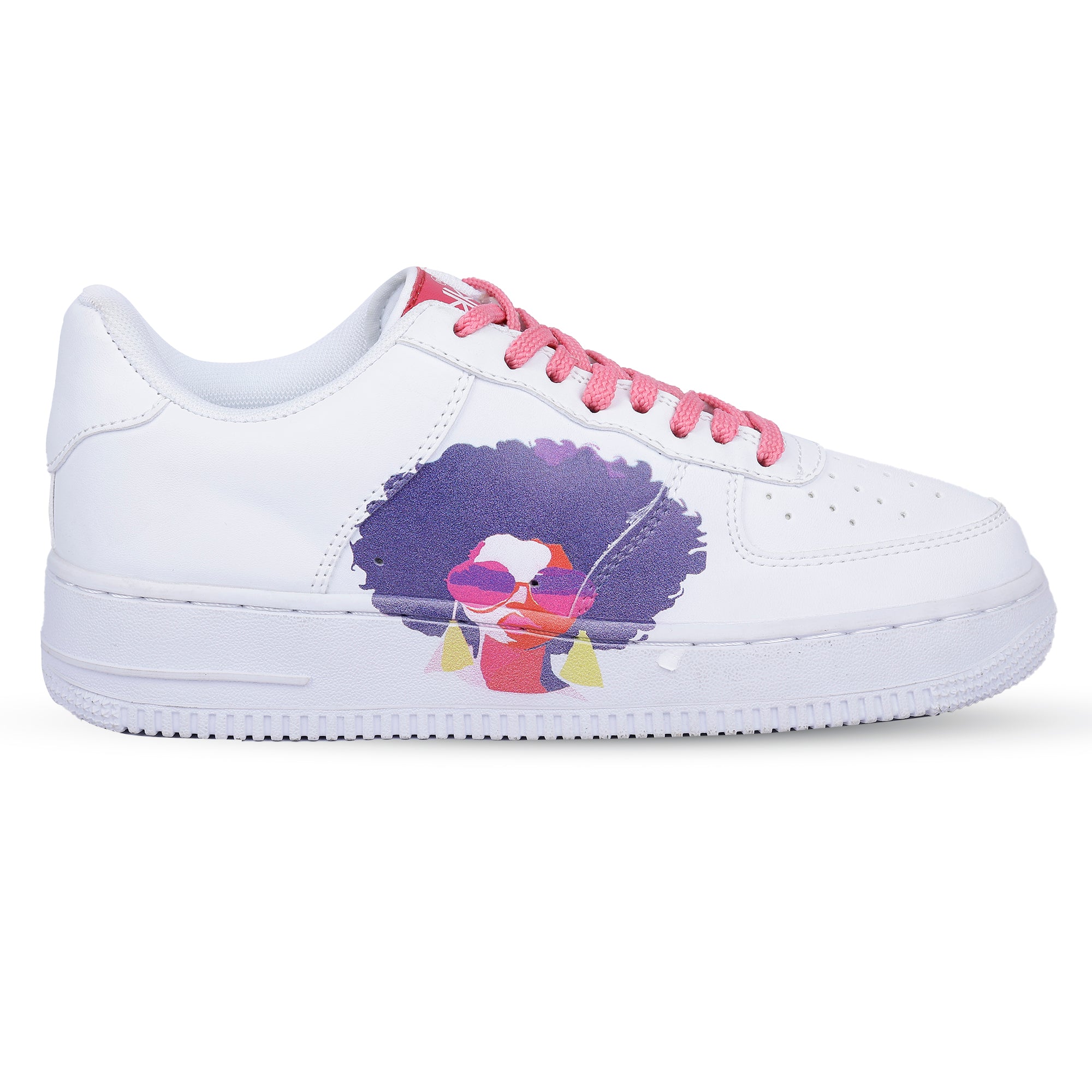 KEEKZ Women Printed Laced-Up Casual Sneakers