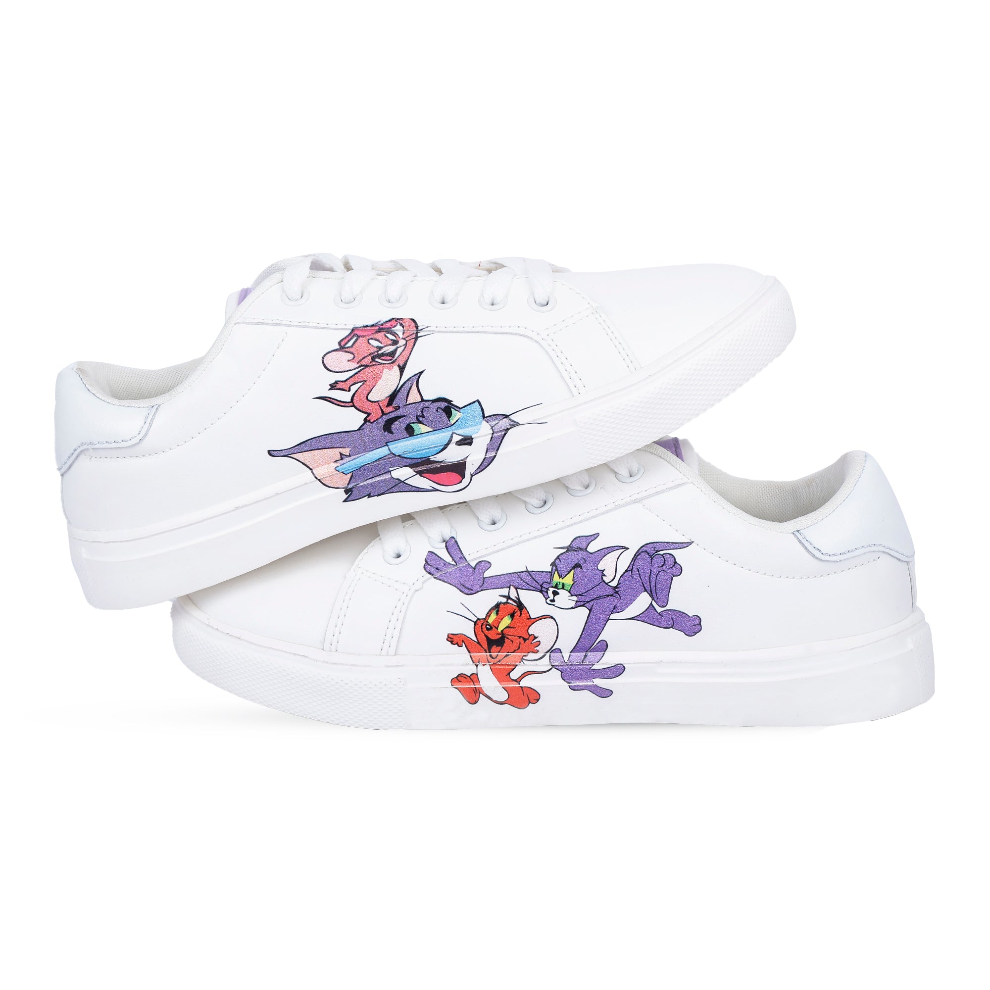 KEEKZ Girls Printed Laced-Up Casual Sneakers