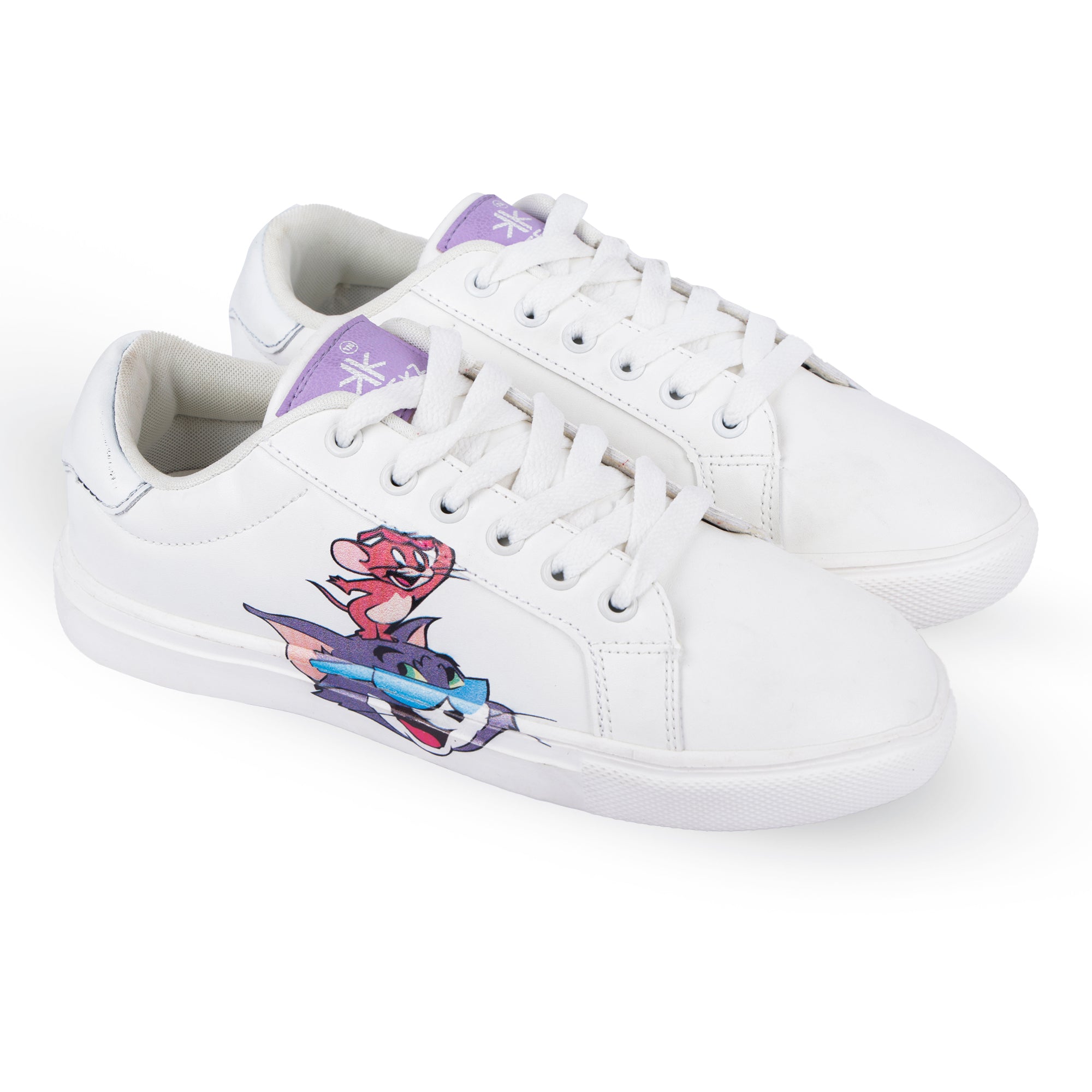 KEEKZ Girls Printed Laced-Up Casual Sneakers