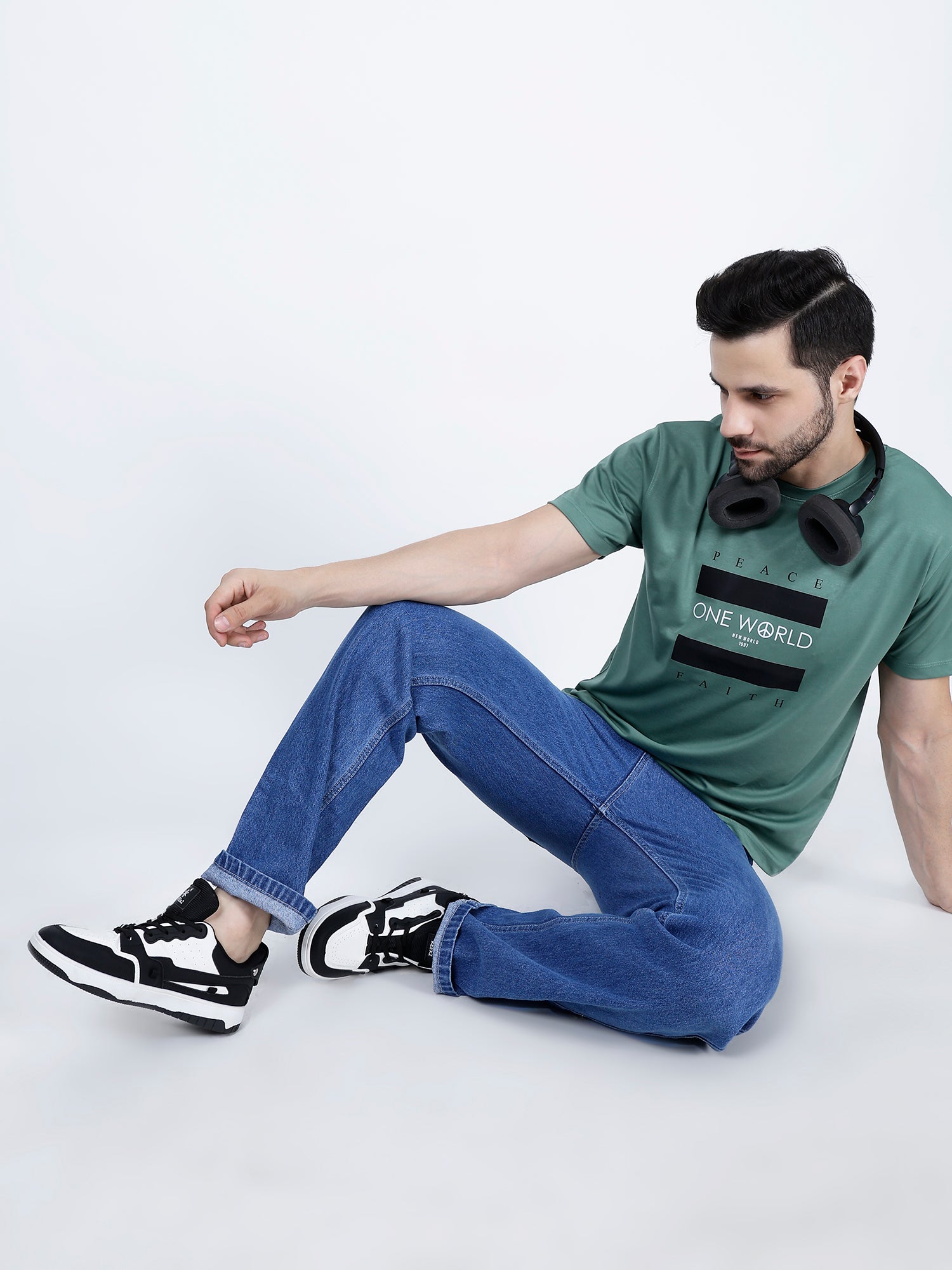 KEEKZ Men Colored Laced-Up Casual Sneakers
