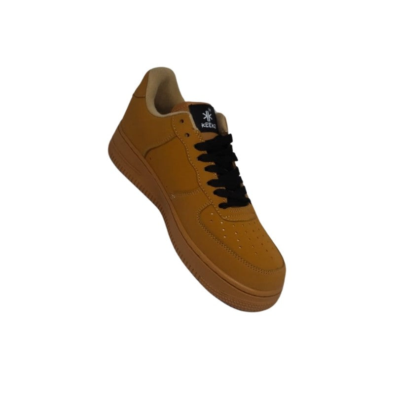 KEEKZ Men Solid Laced-Up Casual Sneakers: Classic Style