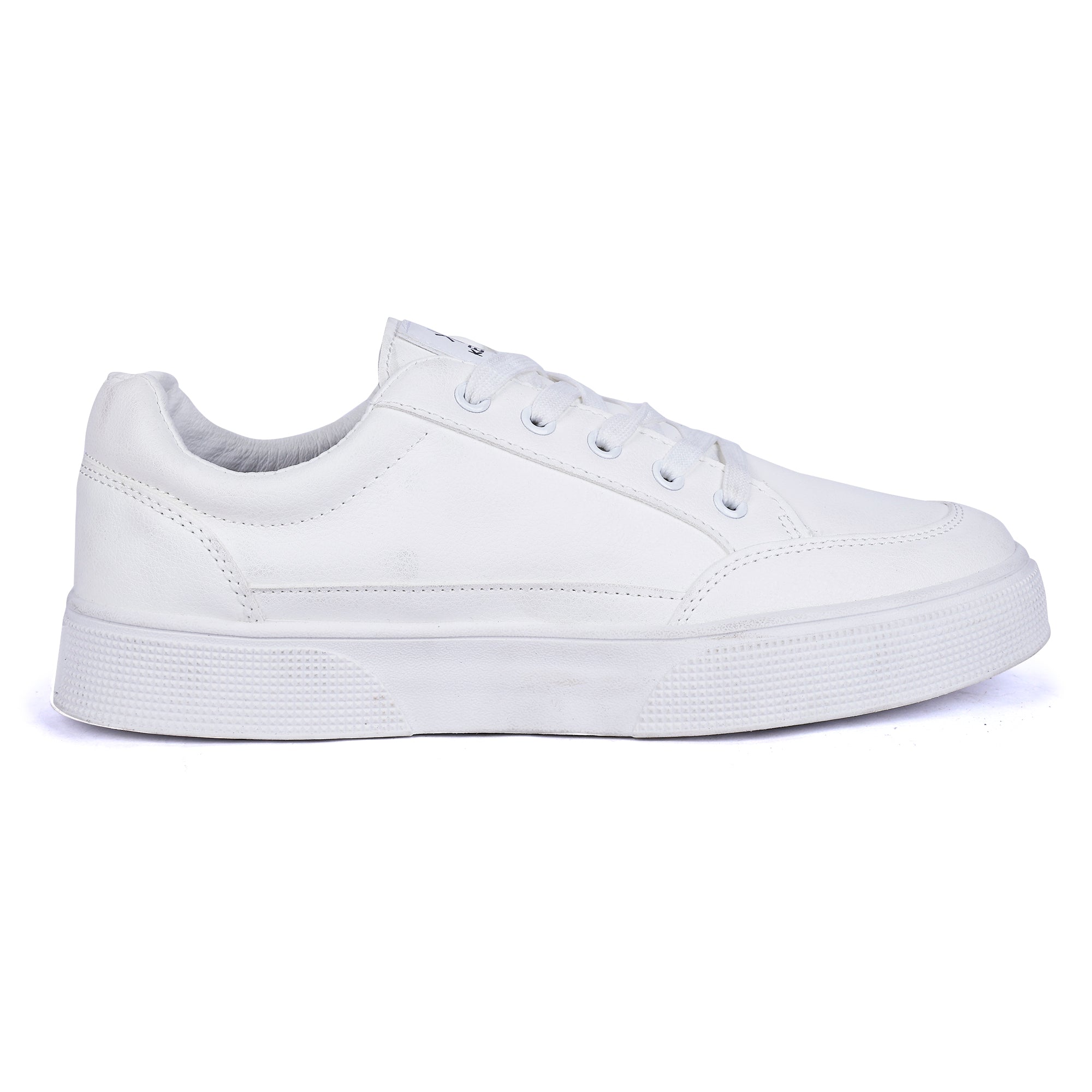 KEEKZ Men Solid Laced-Up Mid Heel Casual Sneakers