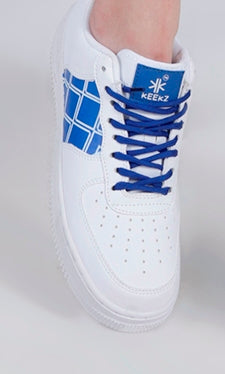 KEEKZ Men Printed Laced-Up Casual Sneakers (White)