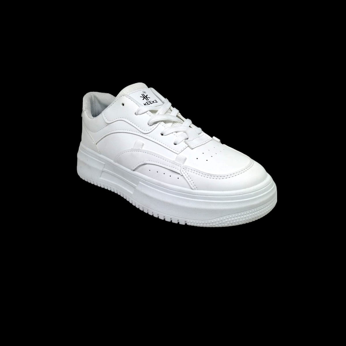 KEEKZ Men High Heel Solid Laced-Up Casual Sneakers