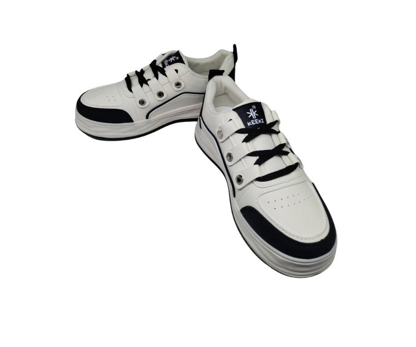 KEEKZ Girls Colored Laced-Up Casual Sneakers