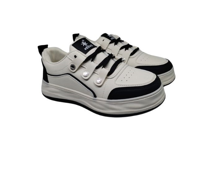 KEEKZ Girls Colored Laced-Up Casual Sneakers