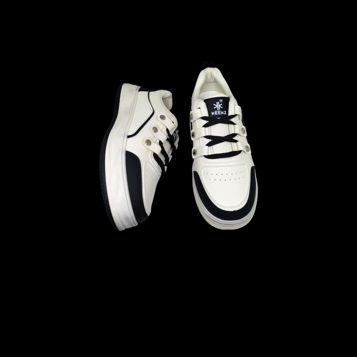KEEKZ Women Colored Laced-Up Casual Sneakers
