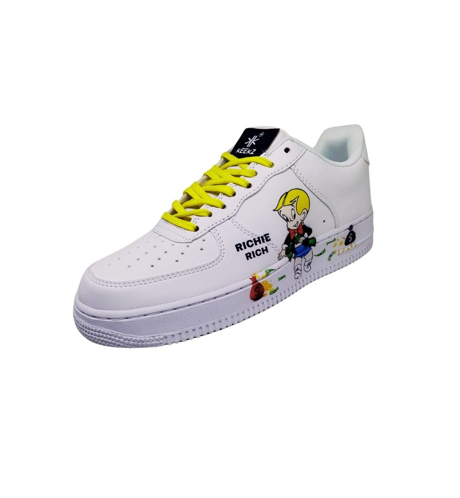 KEEKZ Women Printed Laced-Up Casual Sneakers