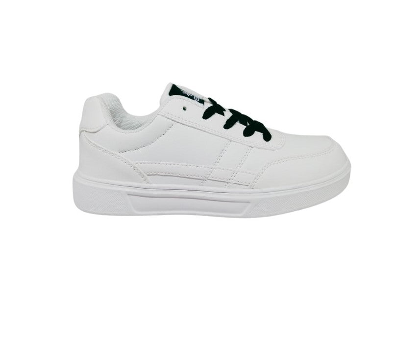 KEEKZ Girls Striped Laced-Up Casual Sneakers
