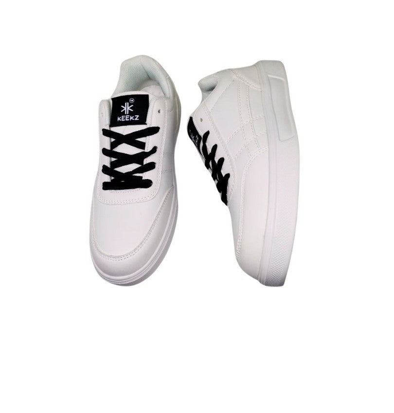 KEEKZ Women Striped Laced-Up Casual Sneakers