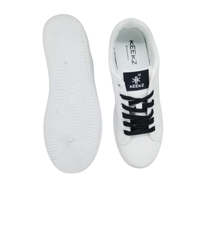KEEKZ Men Solid Laced-Up Casual Sneakers: Classic Style
