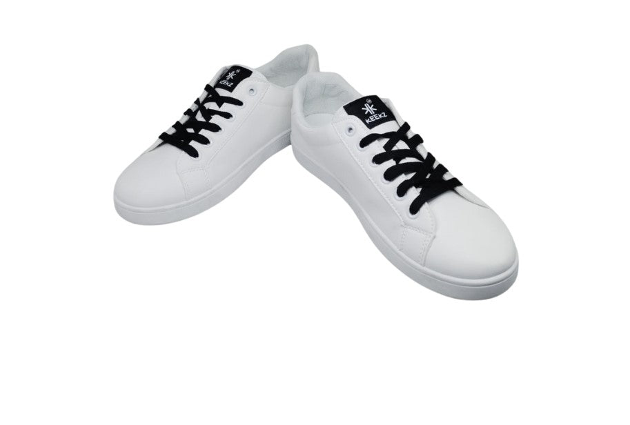 KEEKZ Men Solid Laced-Up Casual Sneakers: Classic Style