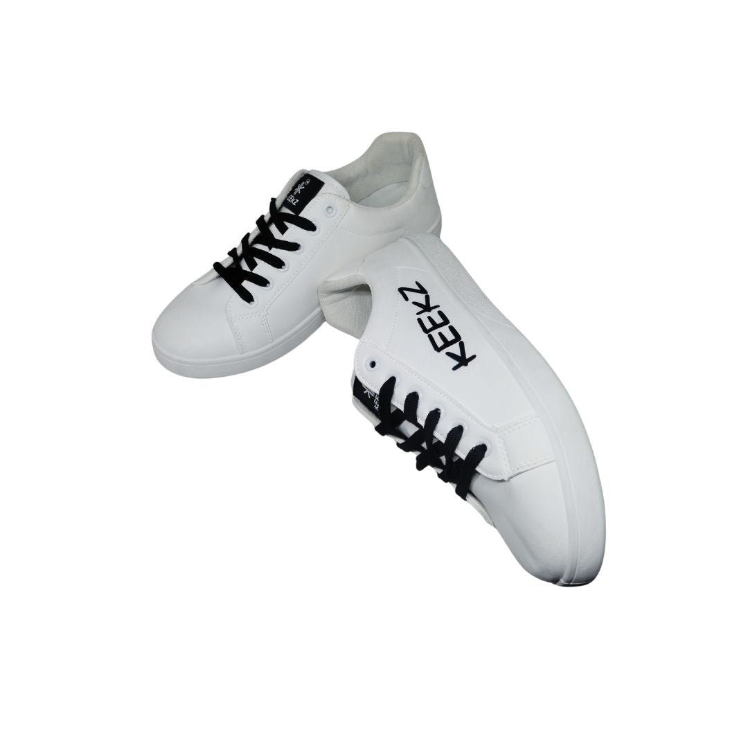KEEKZ Men Solid Laced-Up Casual Sneakers: Classic Style