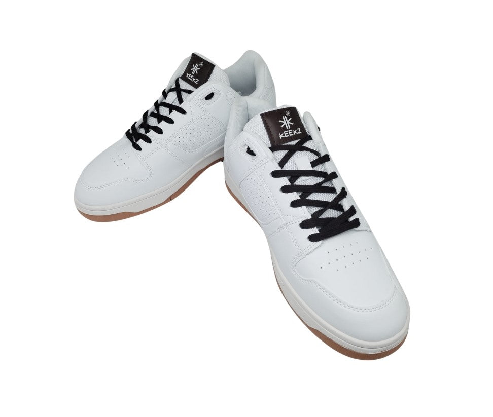 KEEKZ Men Perforated Laced-Up Casual Sneakers