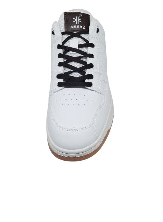 KEEKZ Men Perforated Laced-Up Casual Sneakers