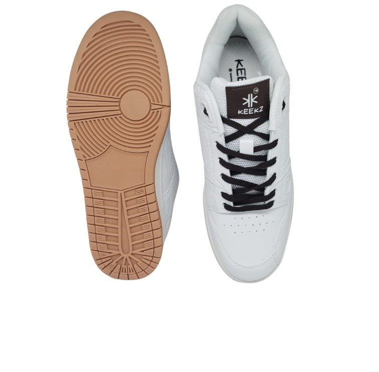 KEEKZ Men Perforated Laced-Up Casual Sneakers