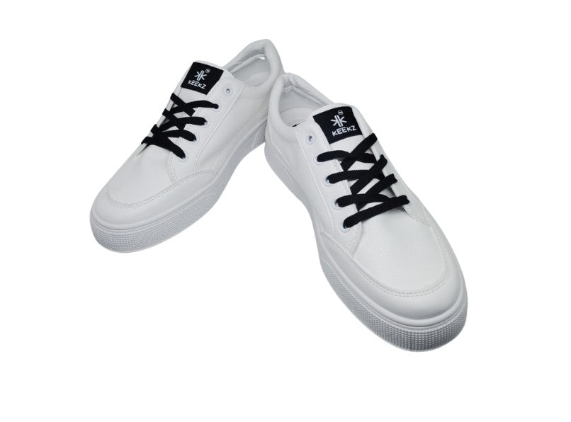 KEEKZ Men Solid Laced-Up Mid Heel Casual Sneakers