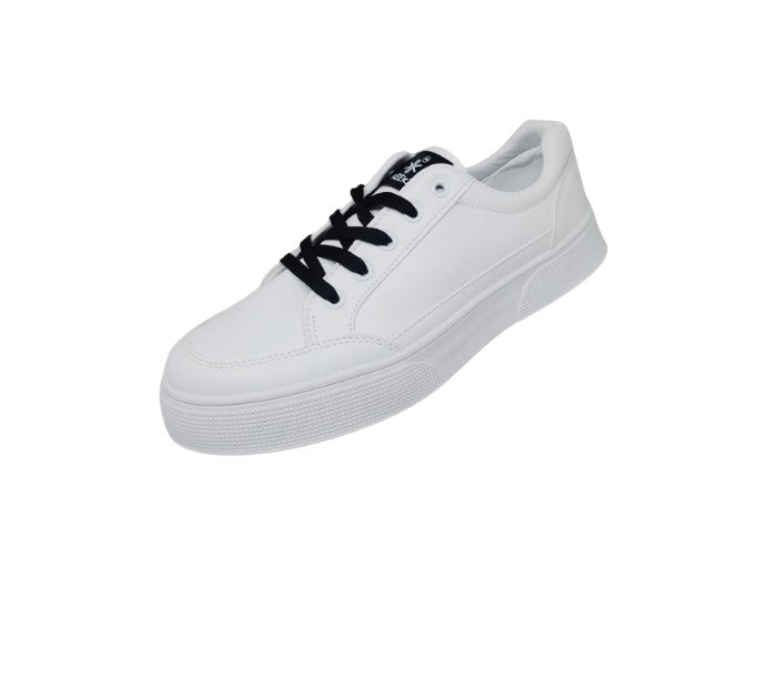 KEEKZ Men Solid Laced-Up Mid Heel Casual Sneakers