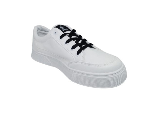 KEEKZ Men Solid Laced-Up Mid Heel Casual Sneakers