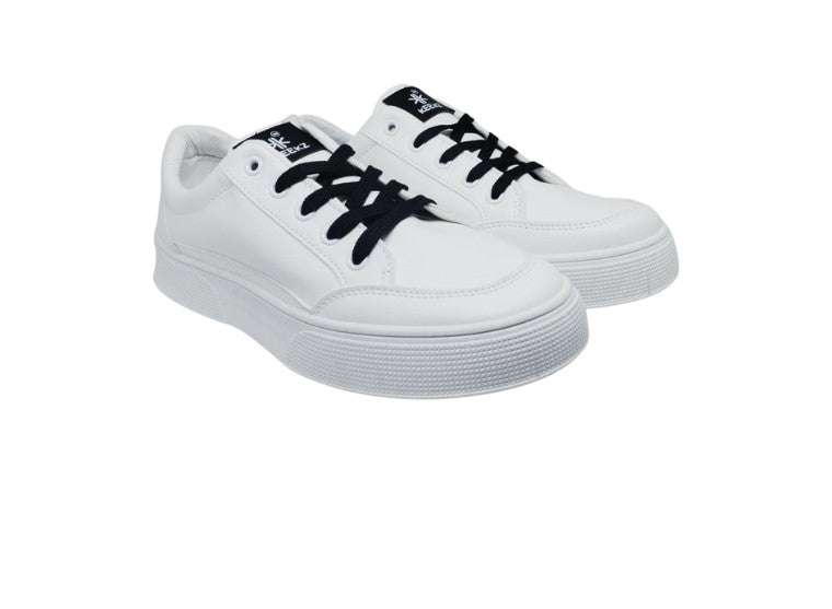 KEEKZ Men Solid Laced-Up Mid Heel Casual Sneakers