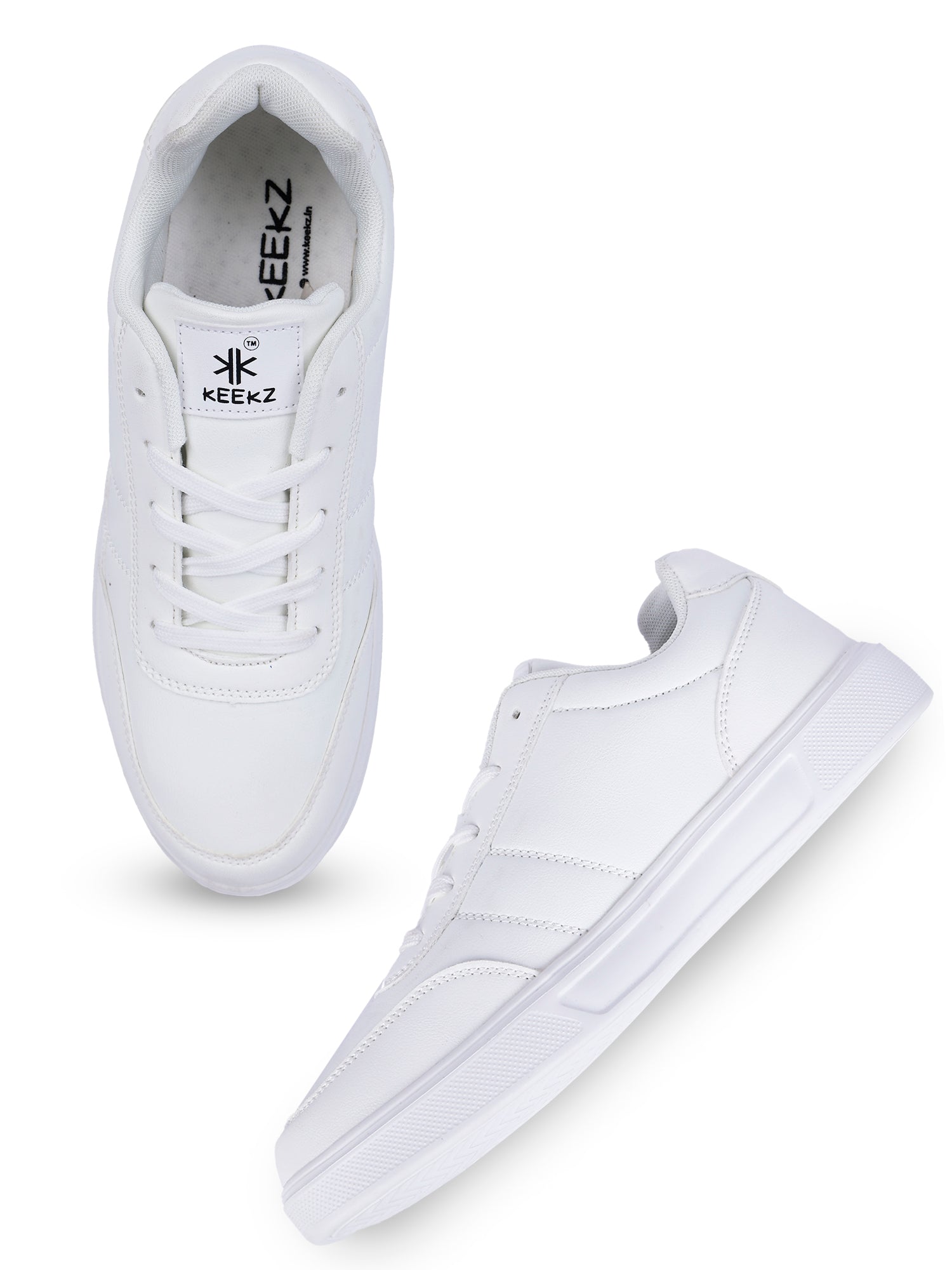 KEEKZ Women Striped Laced-Up Casual Sneakers