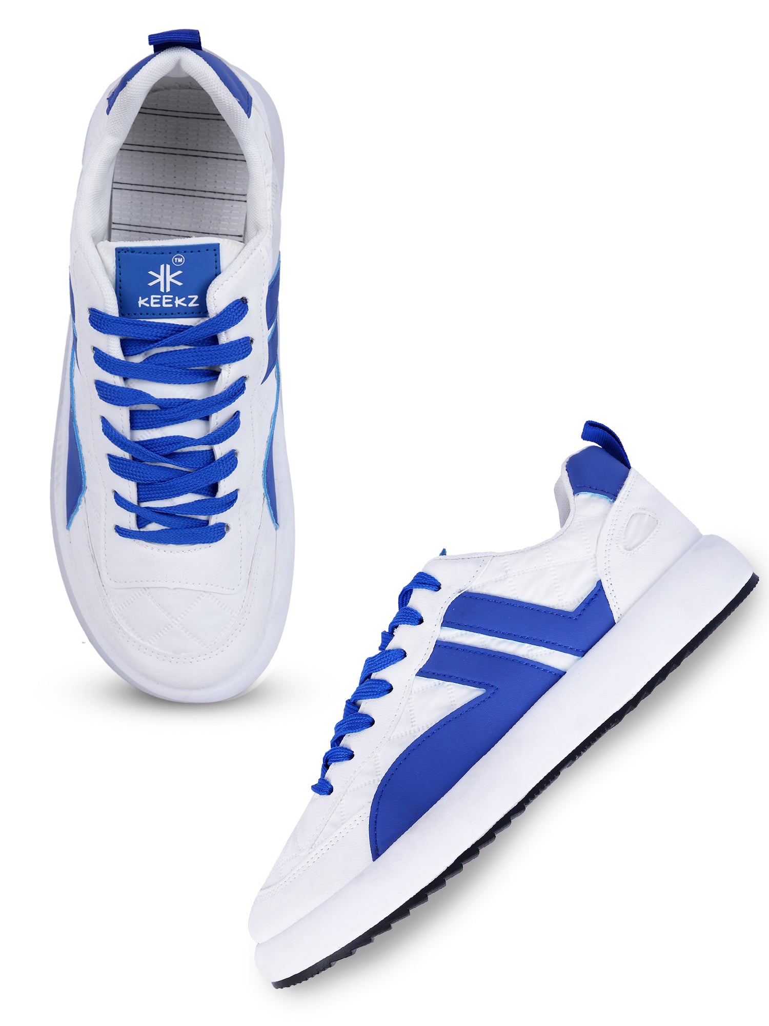 KEEKZ Men Colored Laced-Up Casual Sneakers