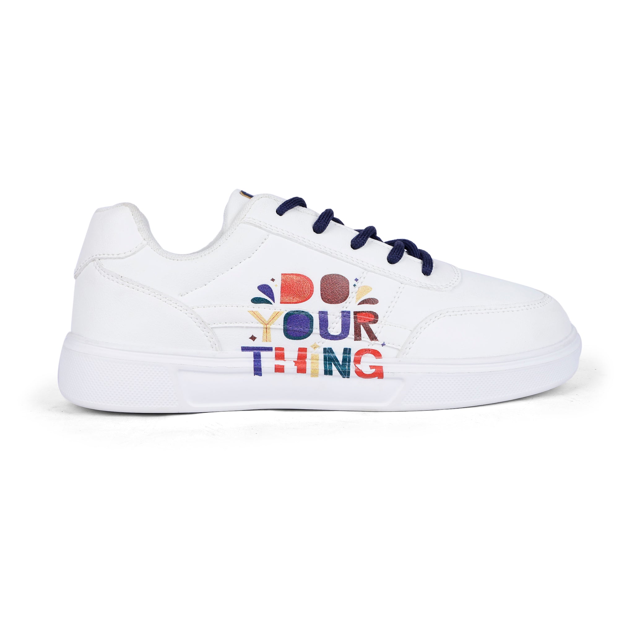 KEEKZ Women Printed Striped Laced-Up Casual Sneakers