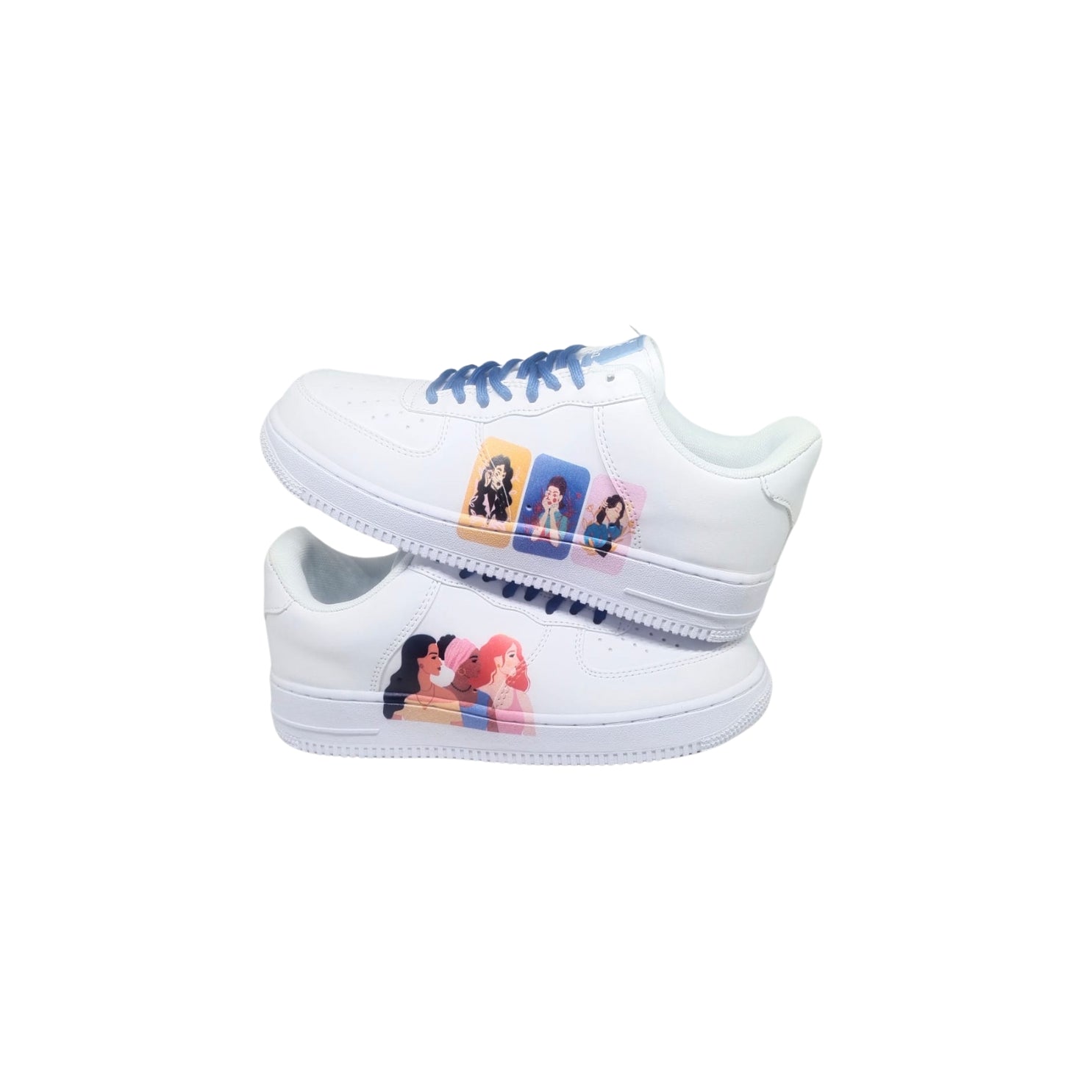 KEEKZ Girls Printed Laced-Up Casual Sneakers