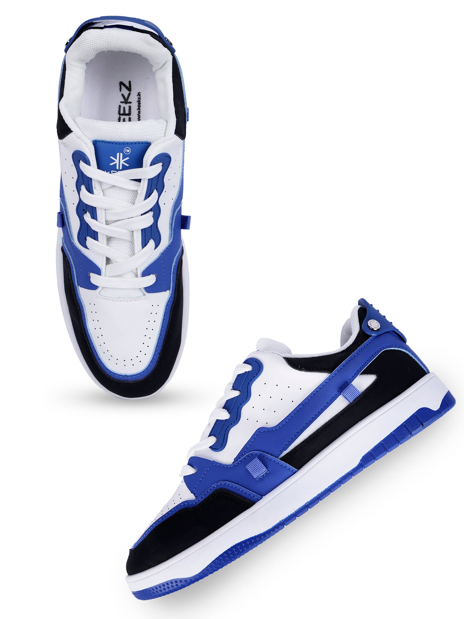 KEEKZ Men Colored Laced-Up Casual Sneakers