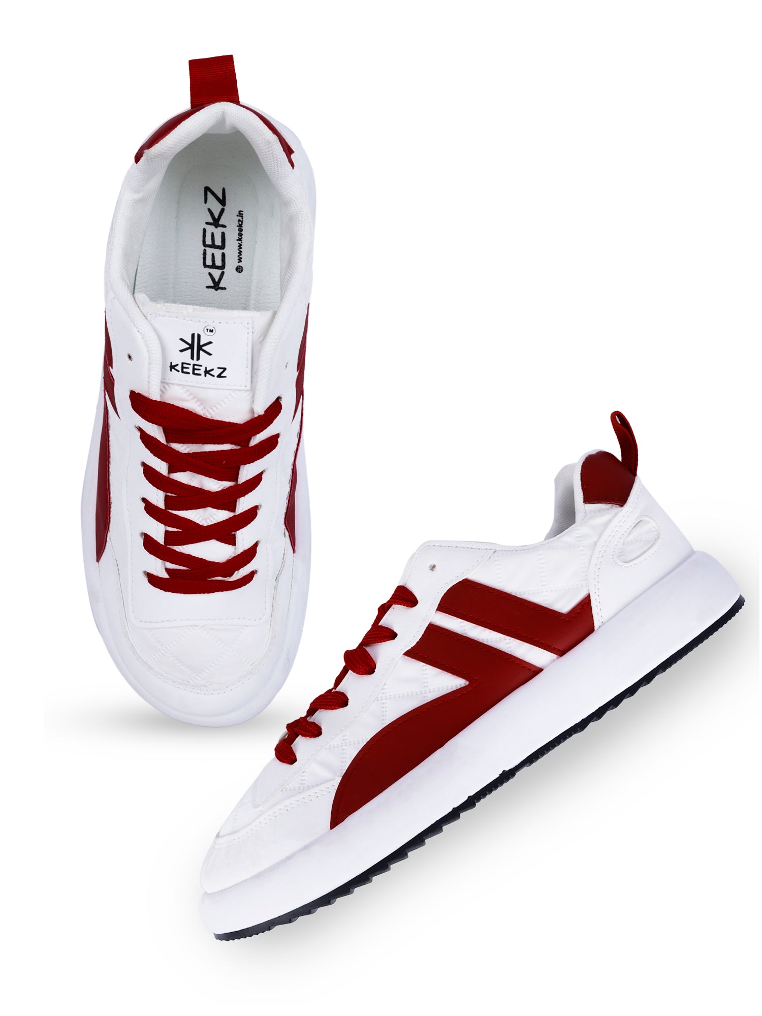 KEEKZ Men Colored Laced-Up Casual Sneakers