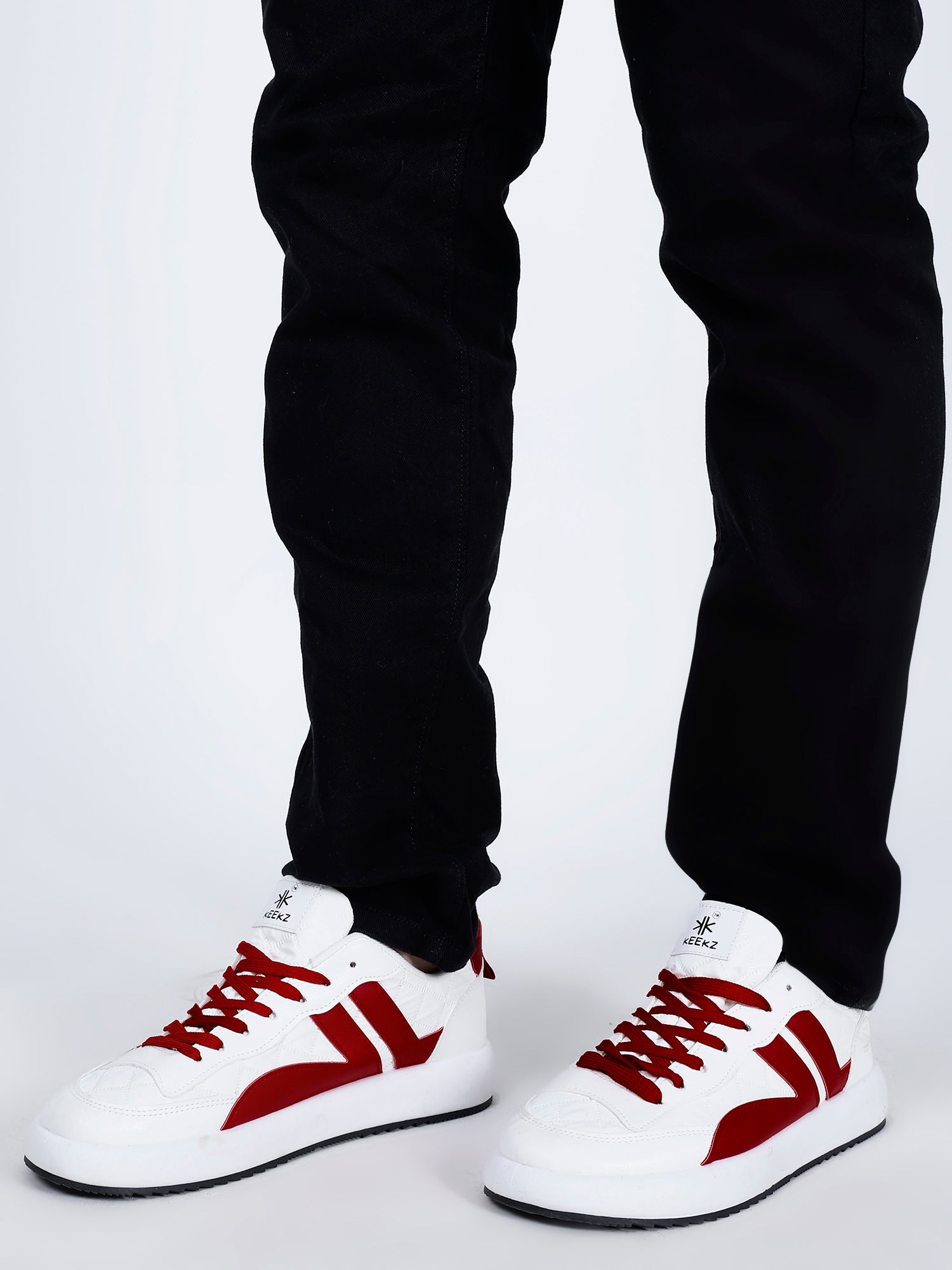 KEEKZ Men Colored Laced-Up Casual Sneakers