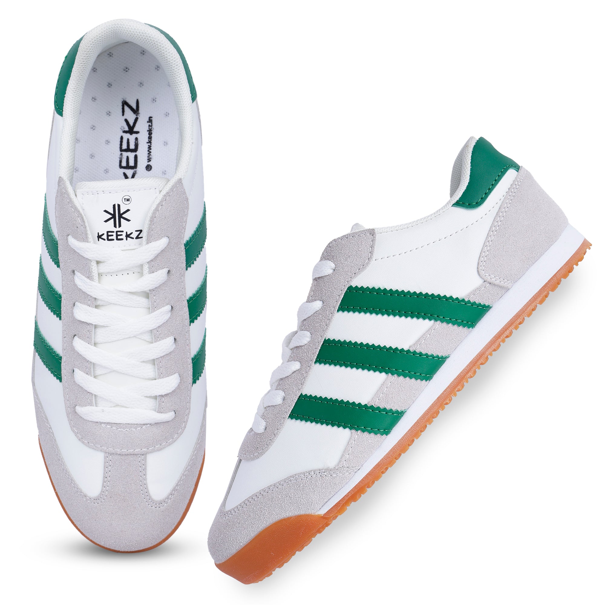 KEEKZ Men Colored Laced-Up Casual Sneakers