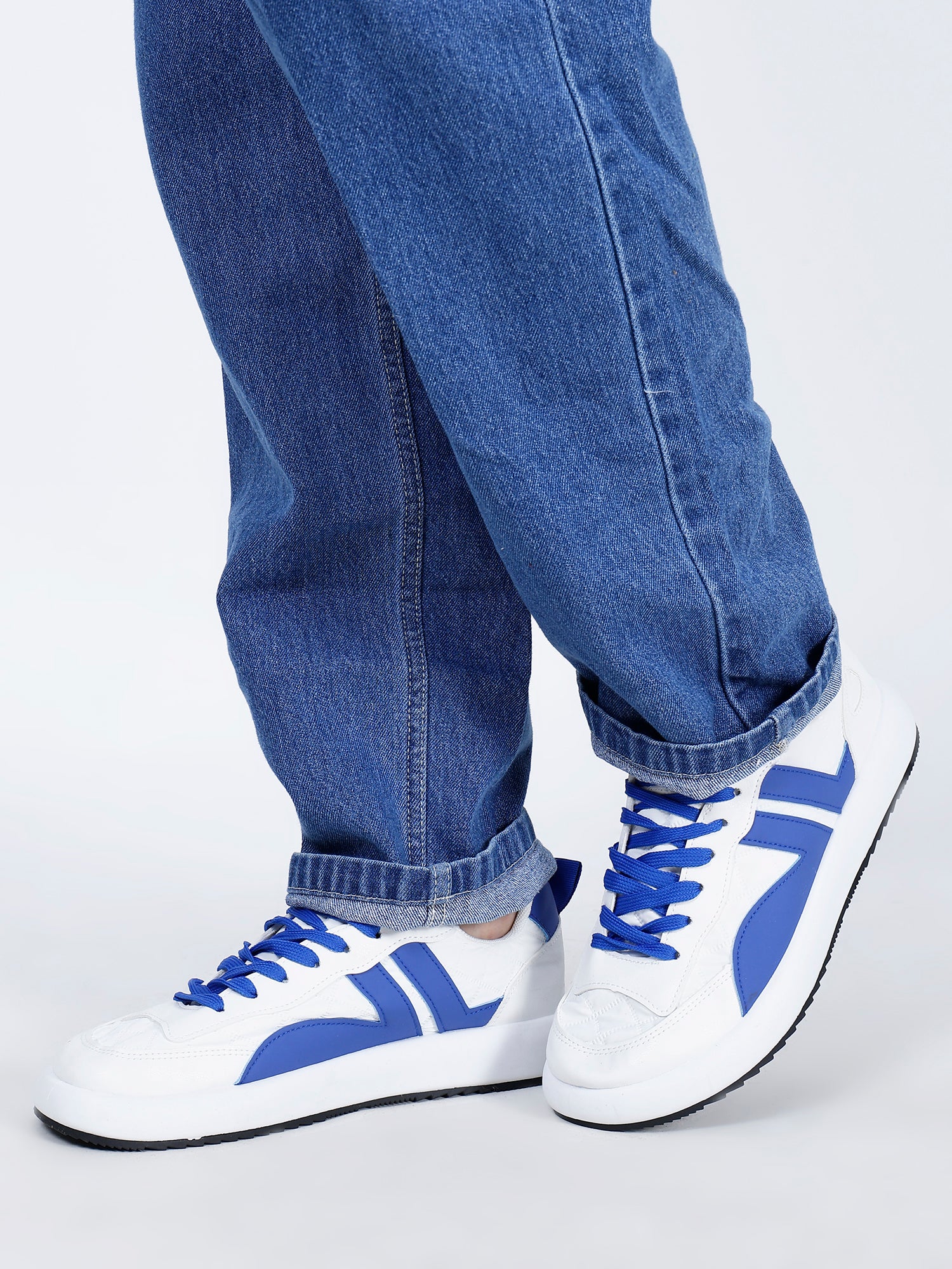 KEEKZ Men Colored Laced-Up Casual Sneakers