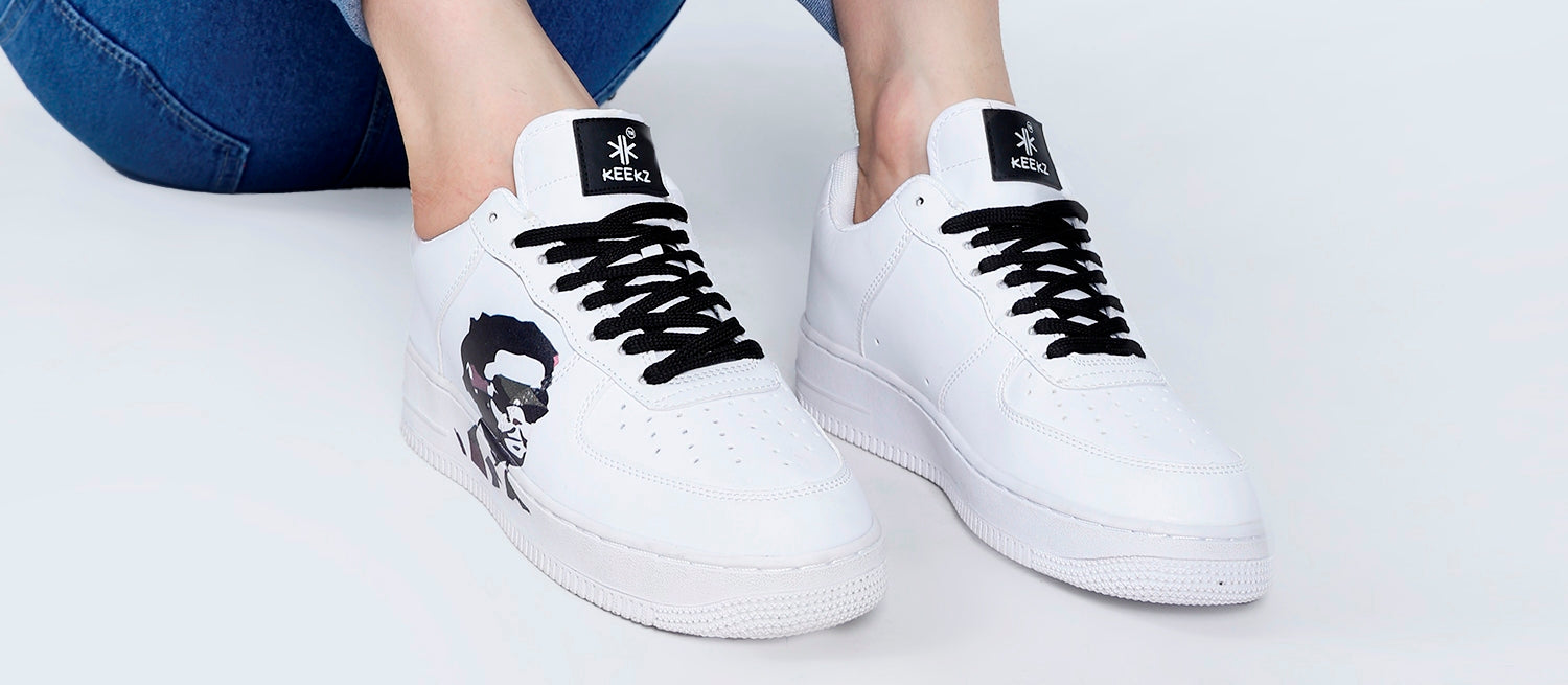 KEEKZ Boys Printed Laced-Up Casual Sneakers