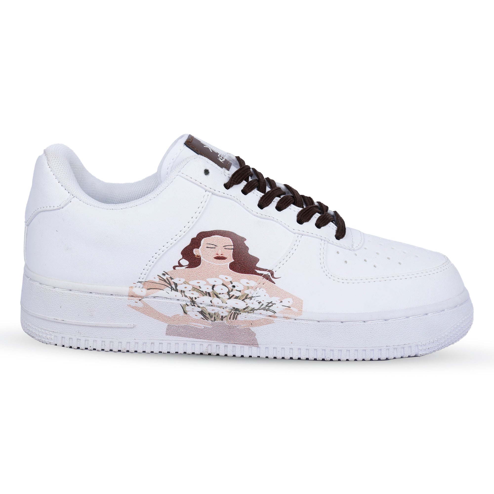 KEEKZ Women Printed Laced-Up Casual Sneakers