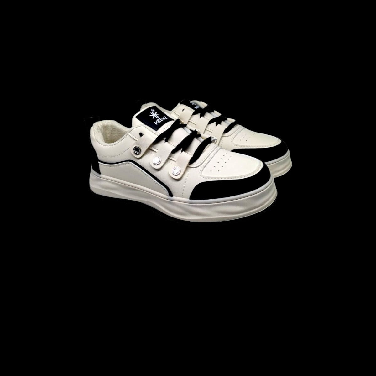 KEEKZ Women Colored Laced-Up Casual Sneakers