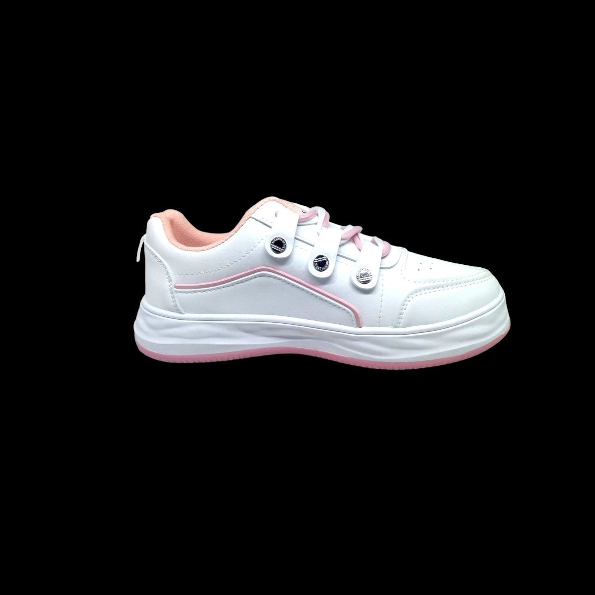 KEEKZ Girls Colored Laced-Up Casual Sneakers