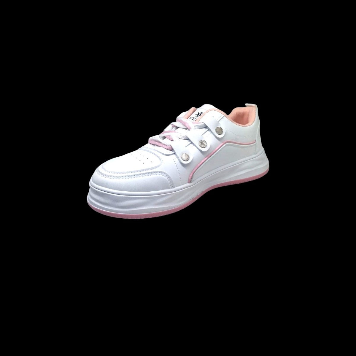 KEEKZ Girls Colored Laced-Up Casual Sneakers