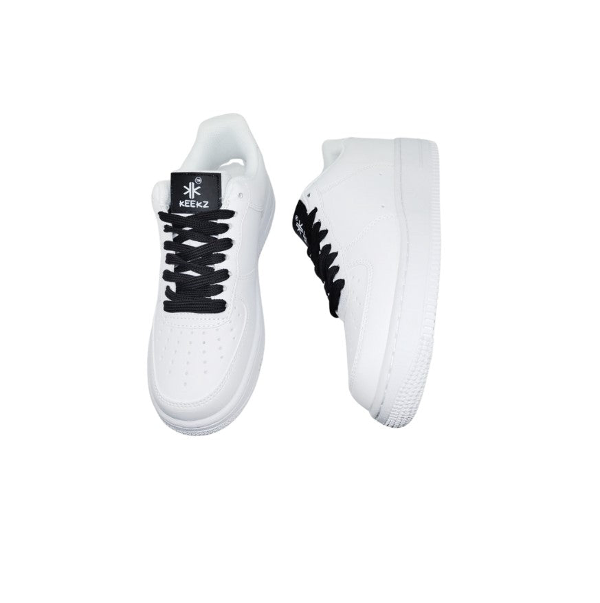 KEEKZ Boys Solid Laced-Up Casual Sneakers: Classic Style