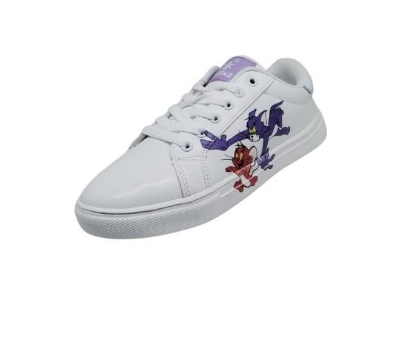 KEEKZ Girls Printed Laced-Up Casual Sneakers