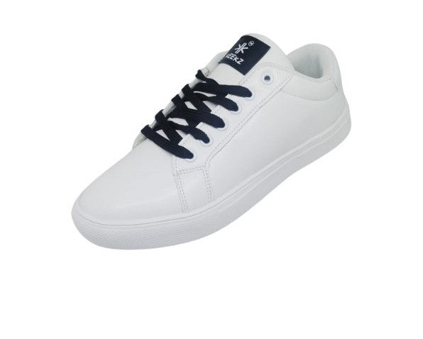 KEEKZ Girls Solid Laced-Up Casual Sneakers: Classic Style