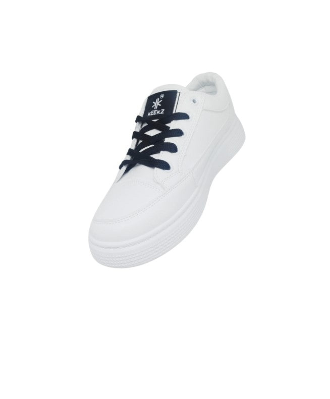 KEEKZ Girls Solid Laced-Up Casual Sneakers