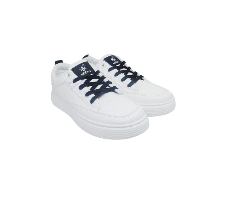 KEEKZ Girls Solid Laced-Up Casual Sneakers