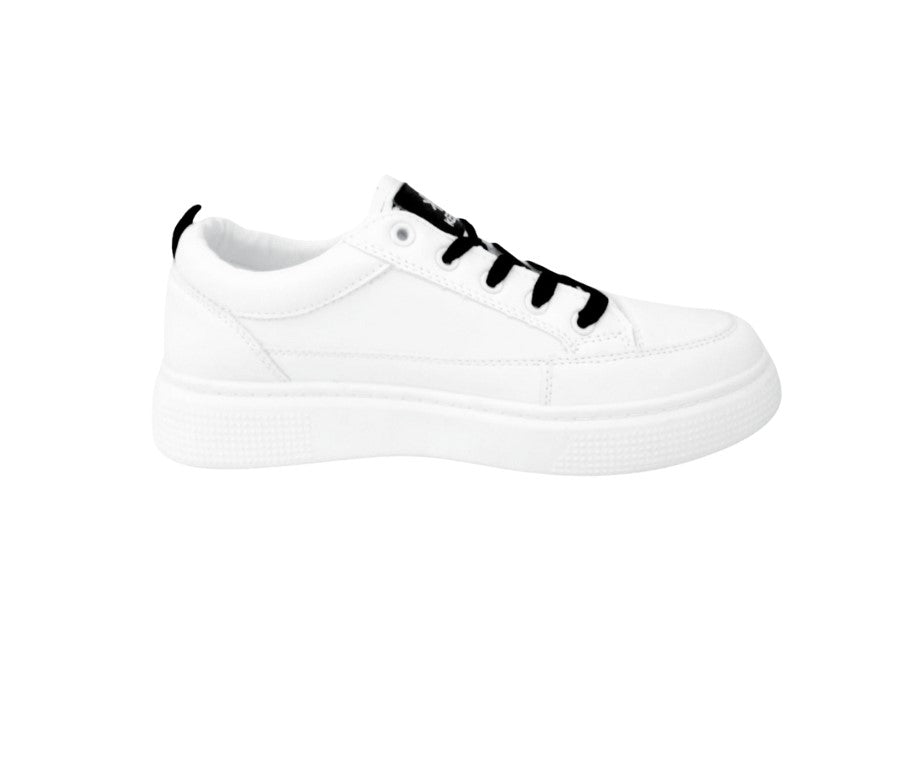 KEEKZ Girls Solid Laced-Up Casual Sneakers